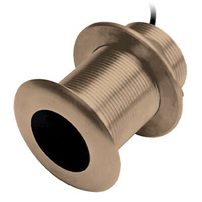 Transducer, Depth Thru Hull 20° Tilt Bronze 8-Pin