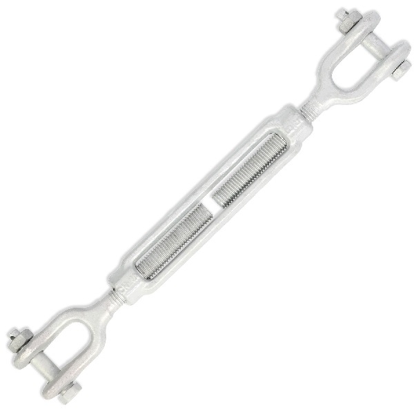 Turnbuckle, 1/2" X 6" Galvanize Jaw/Jaw