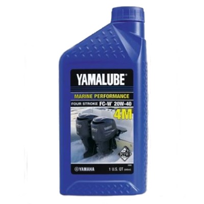 Outboard Oil, 4 Stroke SAE:20W-40 Qt YamaLube