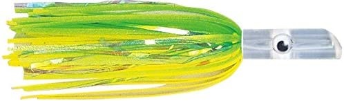 Lure, Lil' Swimmer 5-3/4" Green Yellow Mylar Rigged