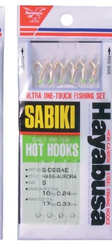 Rig, Sabiki Hage Aurora Sz8 6Us 6Hooks