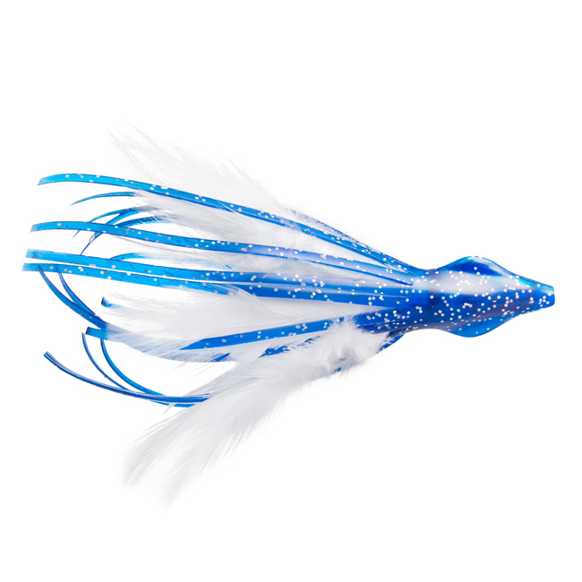 Lure, Dolphin Delight 4.5" 1/4oz Blue White Rigged