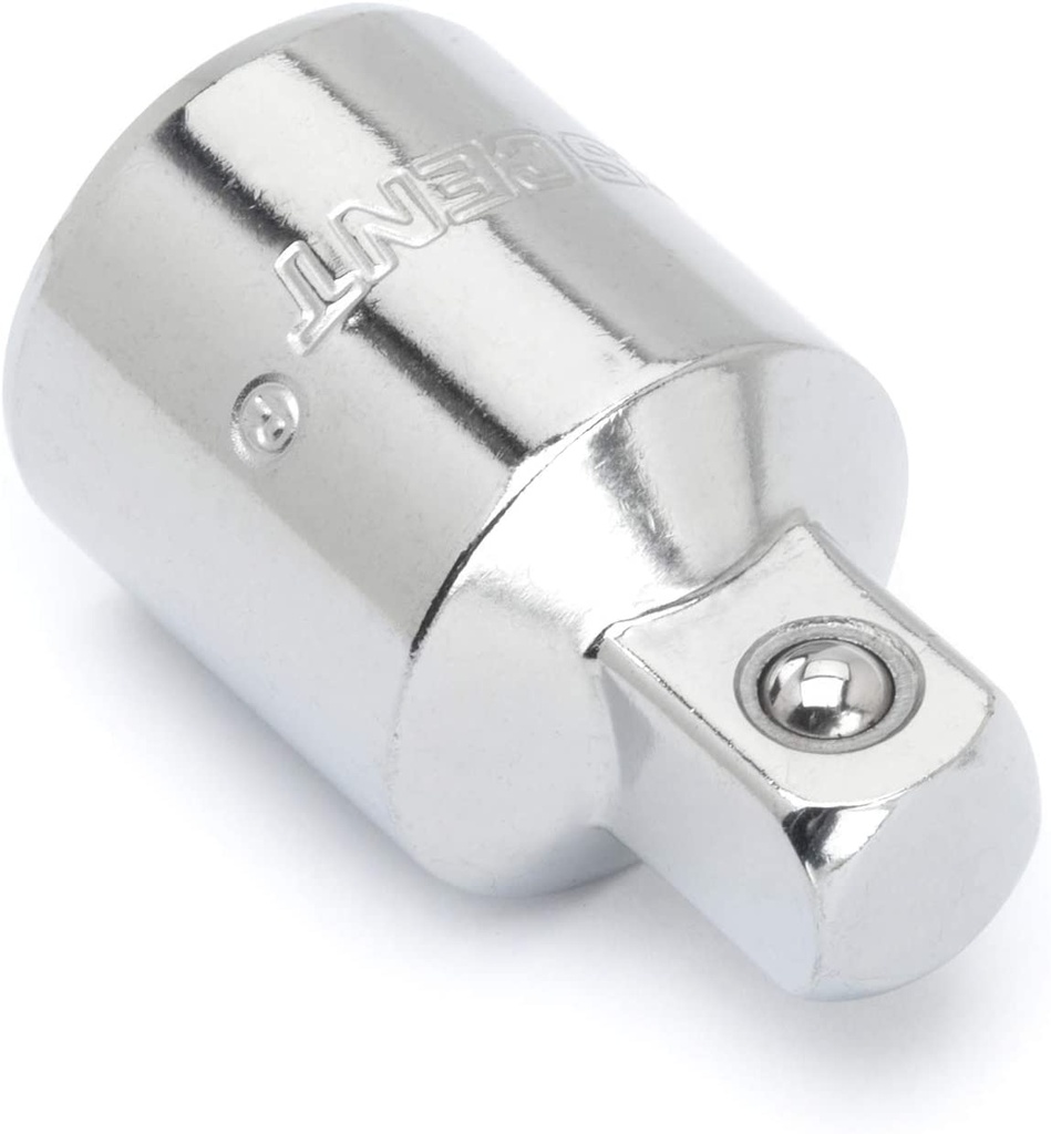 Adapter, 1/2" Female x 3/8" Male Polish Chrome