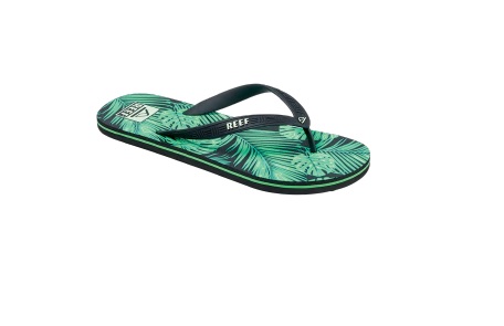 Sandals, Men's Reef Seaside Green Palm