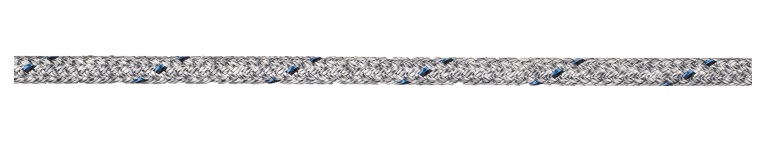 DoubleBraid Rope, Blue Ocean 6mm Grey /F