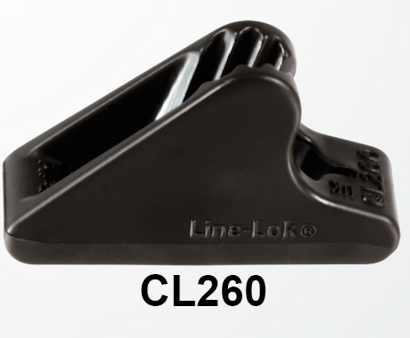 Clamcleat, Line-Lok 2-5mm Black Nylon