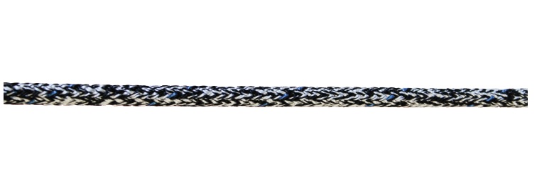 DoubleBraid Rope, Blue Ocean 6mm 200m Black /F