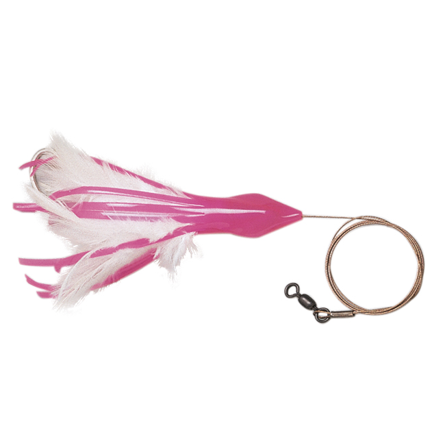 Lure, Dolphin Delight 4.5" 1/4oz Pink White Rigged