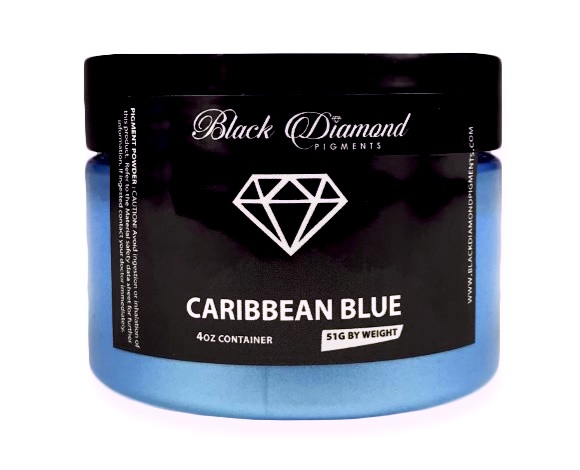 Mica Powder, Pigment Caribbean Blue 4oz