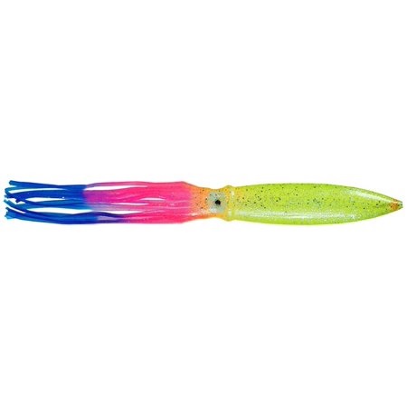 Lure, Squid Skirt Bulb Head 6" Parrot 10/Pk