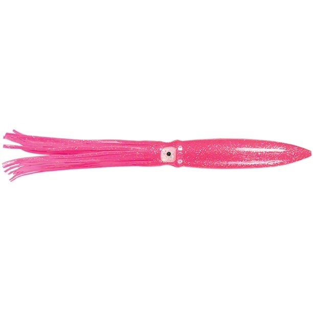 Lure, Squid Skirt Bulb Head 6" Pink 10/Pk