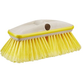 Wash Brush, Soft 8" with Bumper Yellow