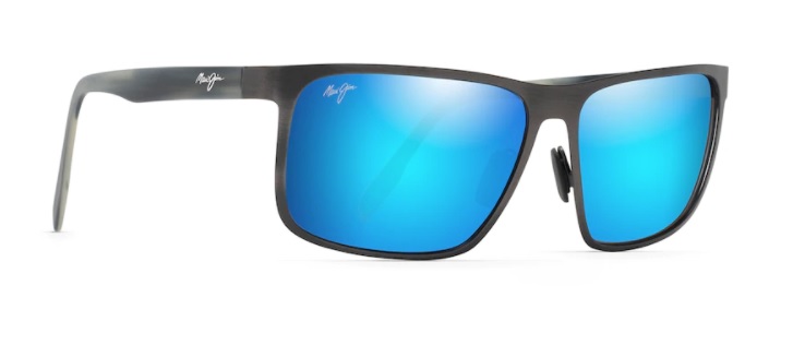 Sunglasses, Wana Fr: Dark Gunmetal Lns: Blue Hawaii