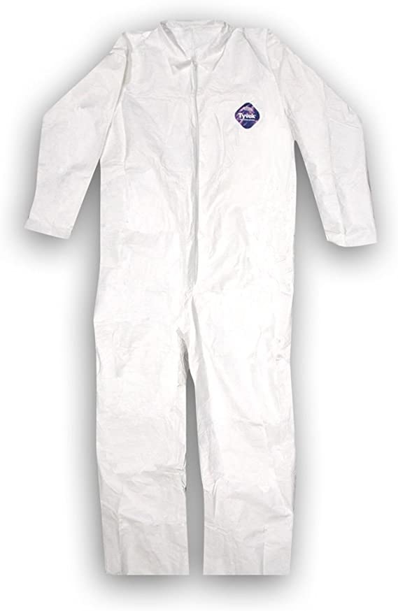 Coverall, Tyvek No Elastic XL