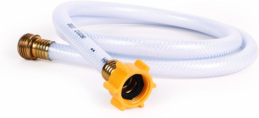 Hose, Garden 1/2" x 4' White Drinking Water Safe