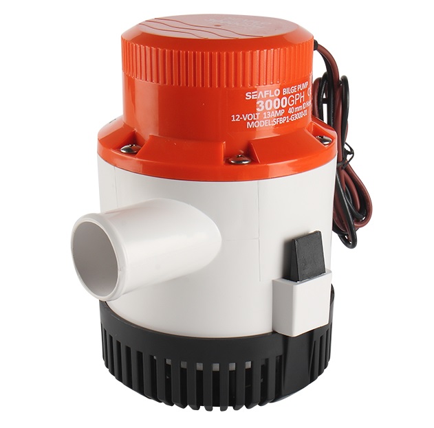 Bilge Pump, Submersible Non-Automatic 01 Series 12V 3000GpH