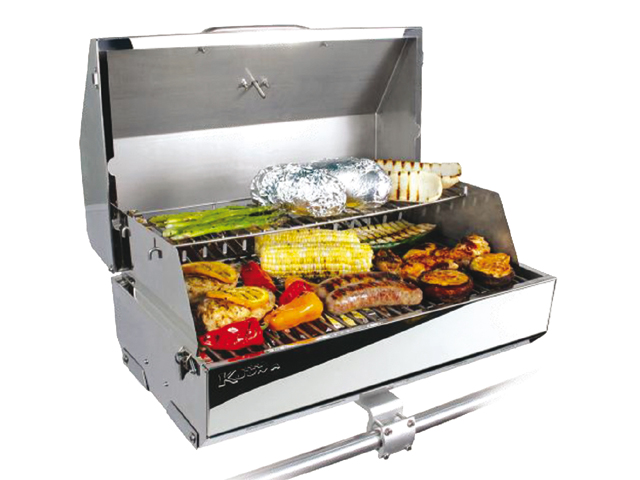 BBQ, Propane Stainless Steel Stow N'Go Elite Grill 316SqIn