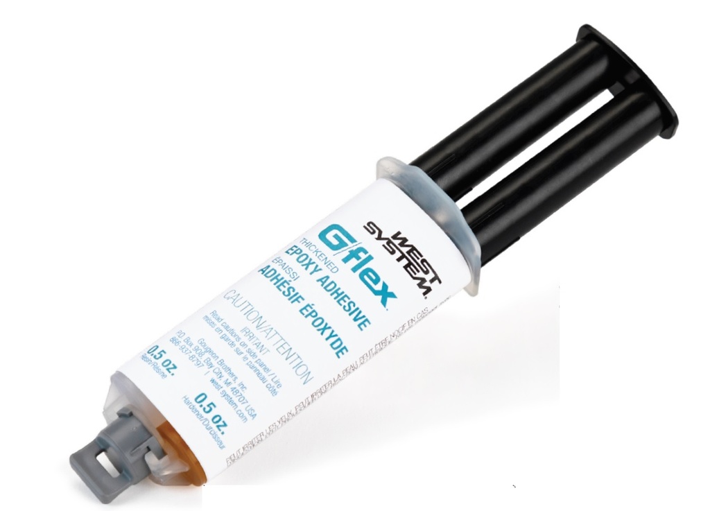 Epoxy Adhesive, G/Flex Thickened Dual Syringe 0.84oz