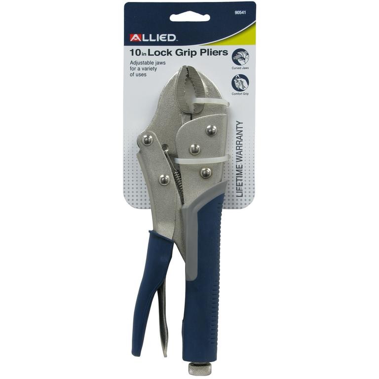 Pliers, 10" Lock Grip with Cutter