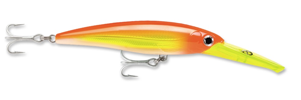 Lure, X-Rap Magnum Length:5-1/2" Depth:20' Hot Head