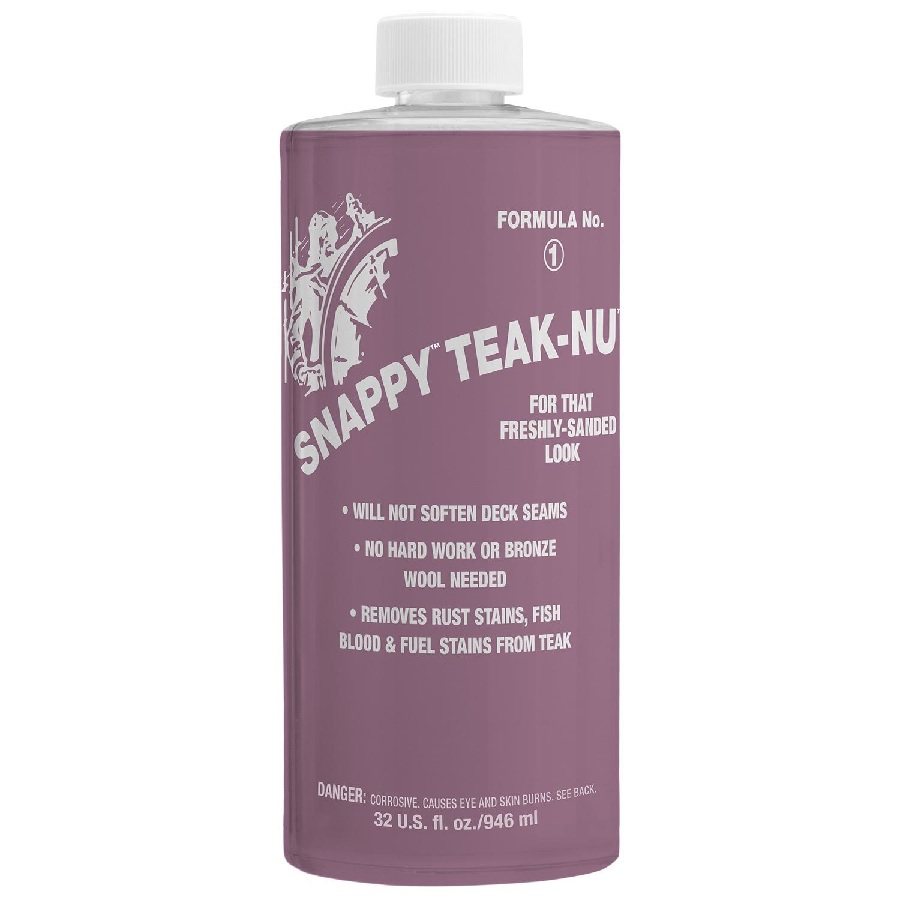 Teak Cleaner, Snappy Teak Nu #1 Quart