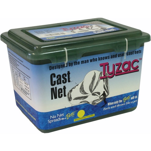 Cast Net, 3/8" Mesh Iron Weights Size 3' Boxed