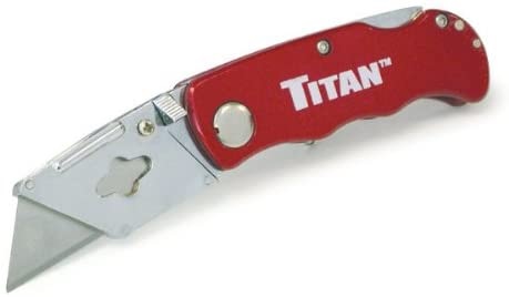 Utility Knife, Folding Red