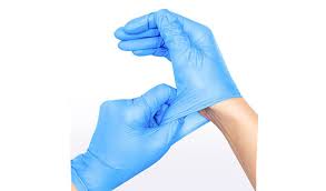 Gloves, Disposable Nitrile Powder-Free Large Pair