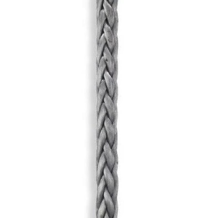 Dyneema Rope, Excel D12 Strand 2.5mm Grey per Foot