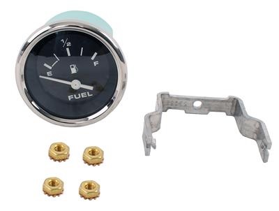 Gauge, Fuel-Level Dash Mounted 12V with Mounting Bracket