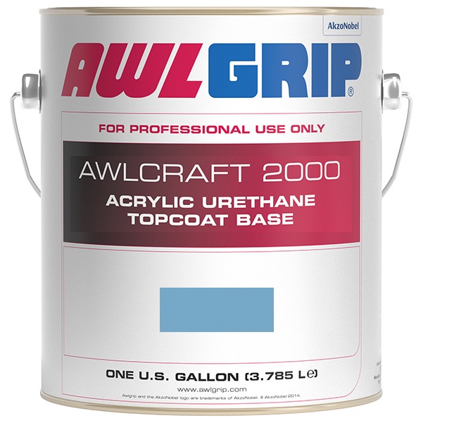 Acrylic Urethane Paint, Awlcraft 2000 Sky Blue Gal