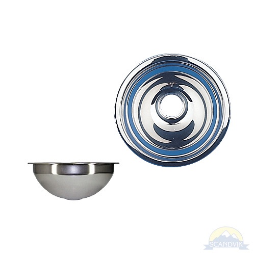 Sink, Round Stainless Steel Mirror Finish 11-5/8" x 5"