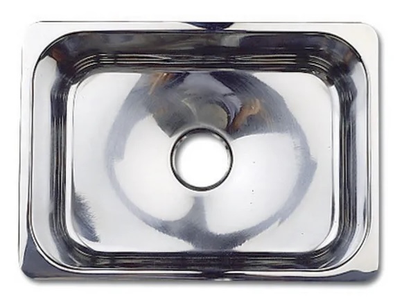 Sink, Rectangular Stainless Steel Mirror 13" x 10" x 6"