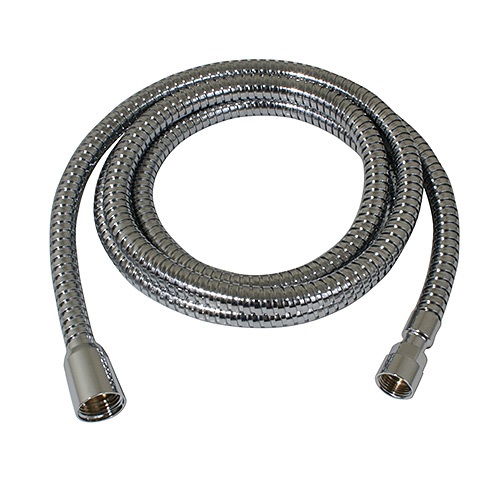 Hose, Chrome Plated Brass 6' 1/2" x 3/8"