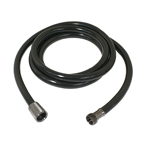 Hose, Black Nylon 6' 3/8" x 1/2"