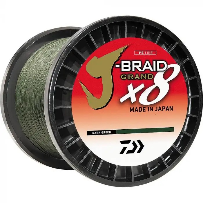 Line, J-Braid x8 65Lb 300Yd Dark Green