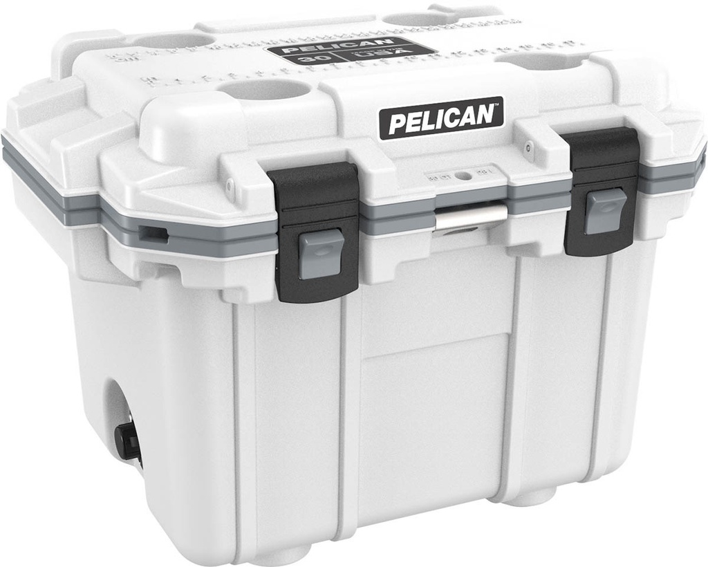 Cooler, Elite 30Qt White/Gray