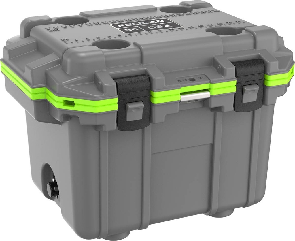 Cooler, Elite 30Qt Dark Gray/Green