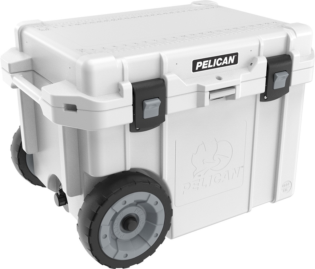 Cooler, Elite 45Qt Wheeled White