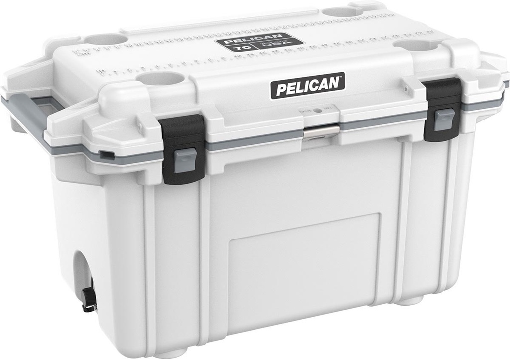 Cooler, Elite 70Qt White/Gray