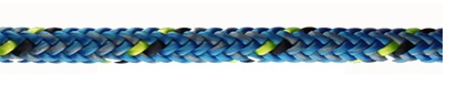 Dyneema Rope, Excel Racing 5mm Blue/Grey per Foot