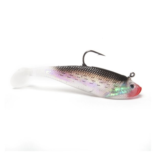 Lure, Rigged Shad Bunker/Red Mouth 4" 4Pk