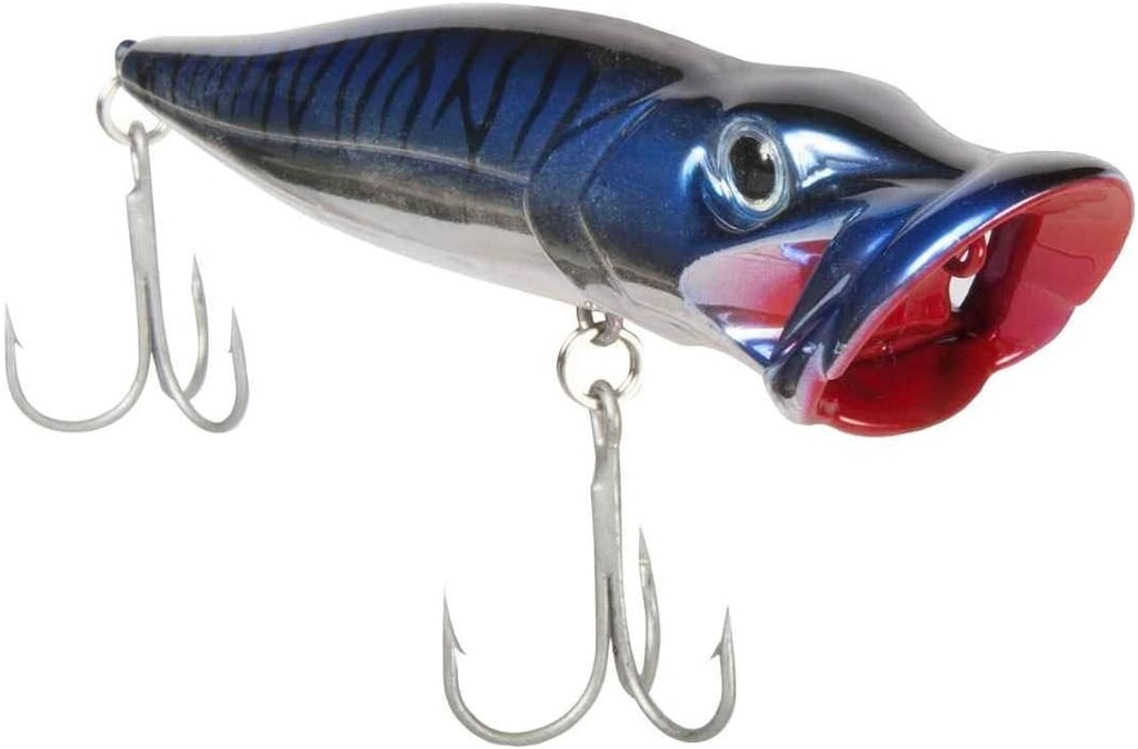 Lure, Topwater Popper Blue Mackerel 6" 1-3/4oz