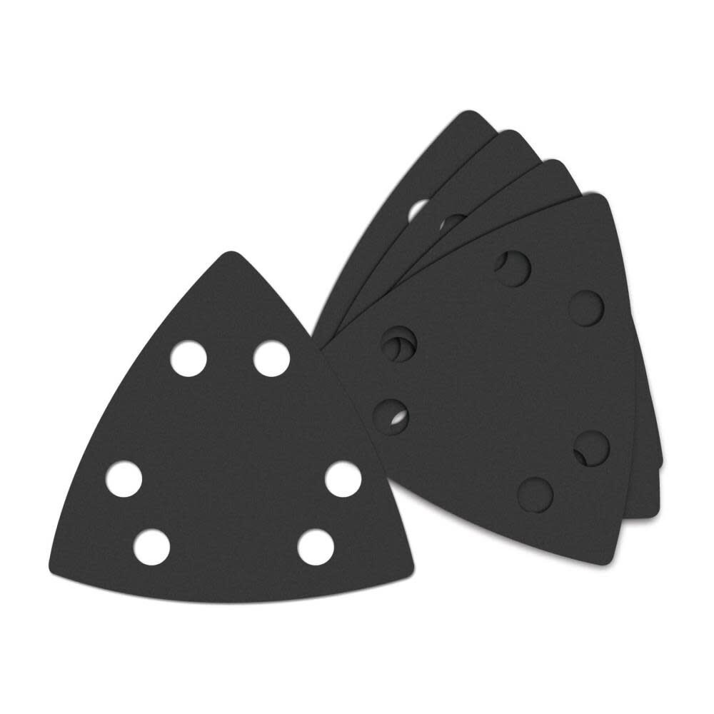 Sand Paper, Triangular 6Hole G:180 5 Pack