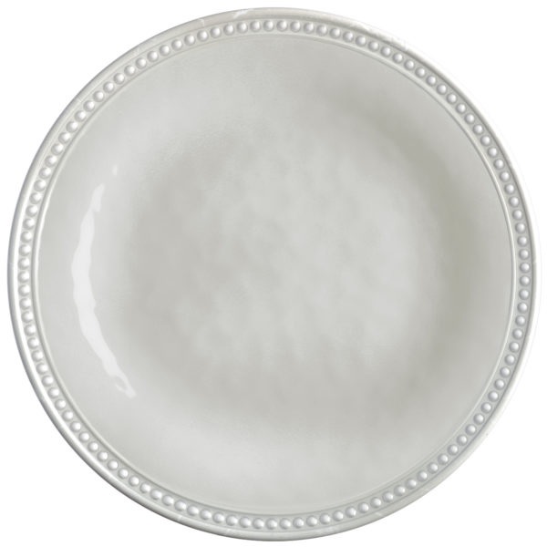 Plate, Dessert Melamine Perla White Each