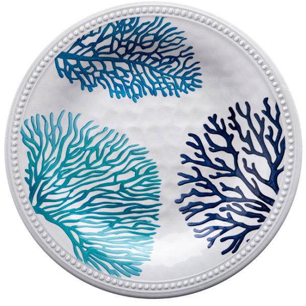 Plate, Dinner Melamine Flat Mare Blue Each