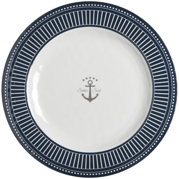 Plate, Dinner Melamine Flat Sailor Each