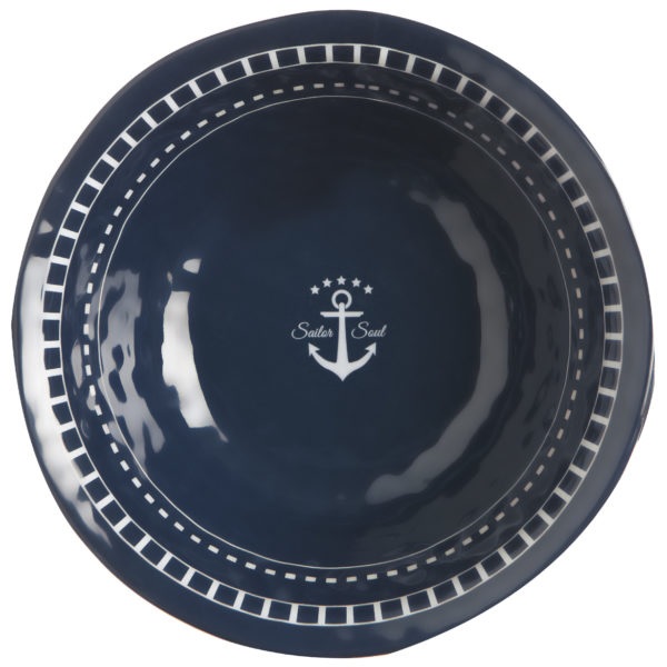 Bowl, Melamine Sailor Soul Anchor Each