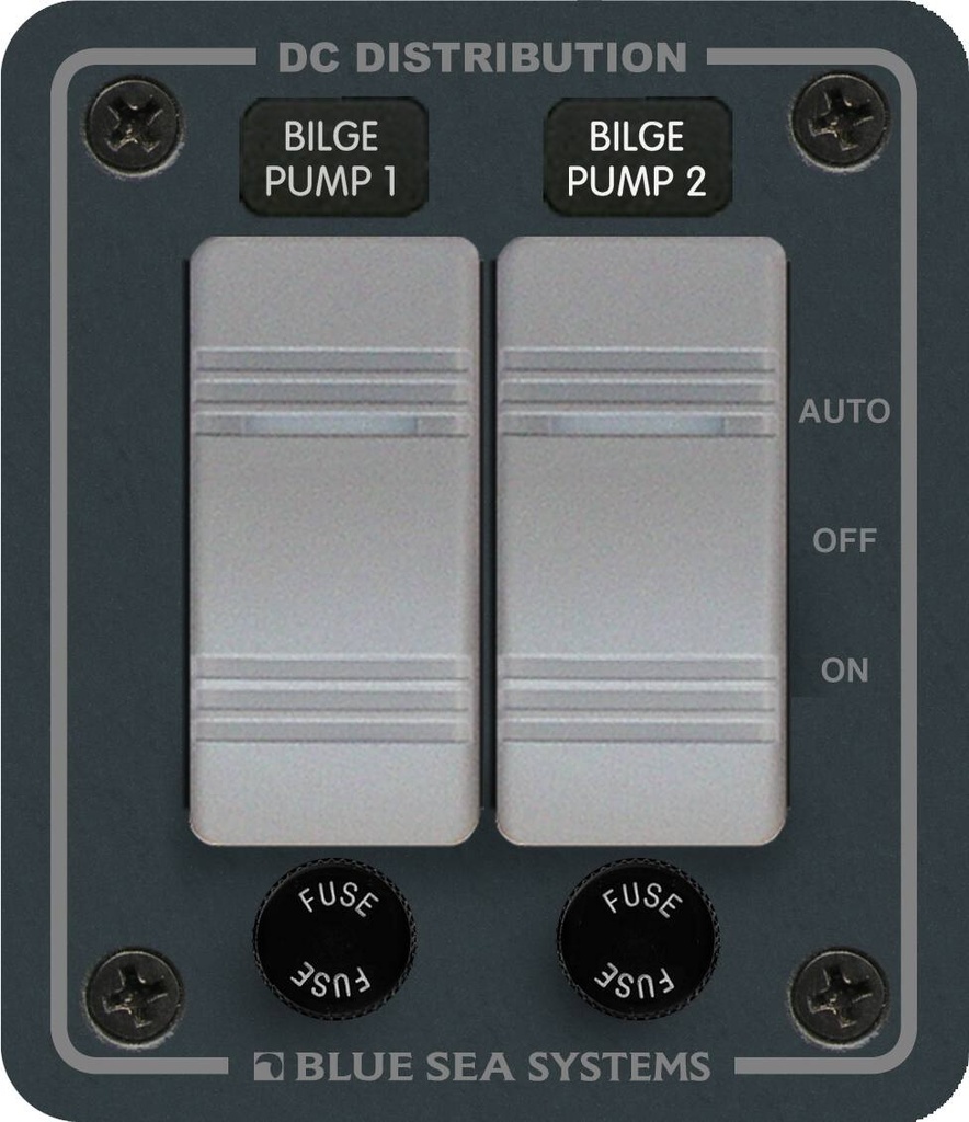 Panel, Contura Water Resistant Bilge Pump Control 2 Position