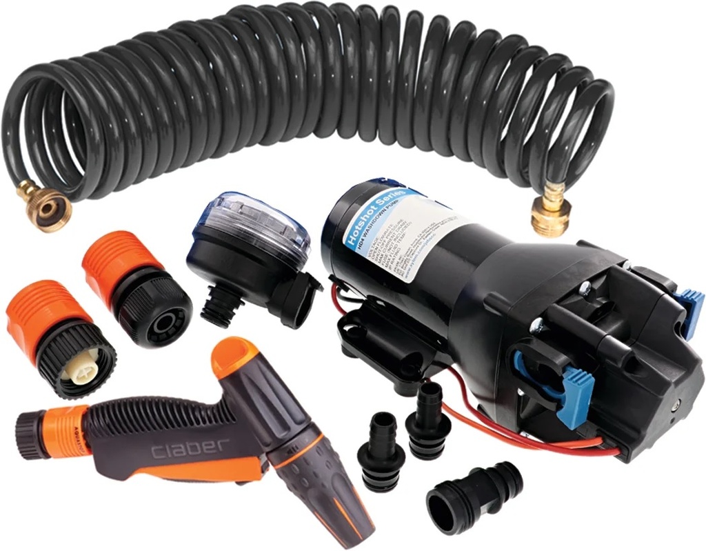 Pressure Pump Kit, 12V 4GpM 70PSI